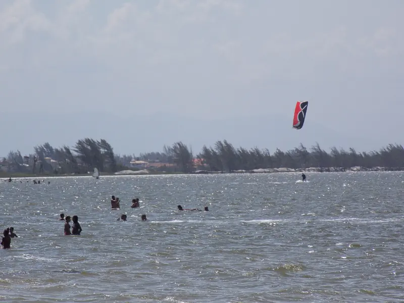 Kitesurf na Lagoa de Araruama